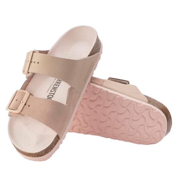 Birkenstock Shoes - Birkenstock Arizona SplitNubuck/Suede LeatherBlush Pink Sandals Size 41